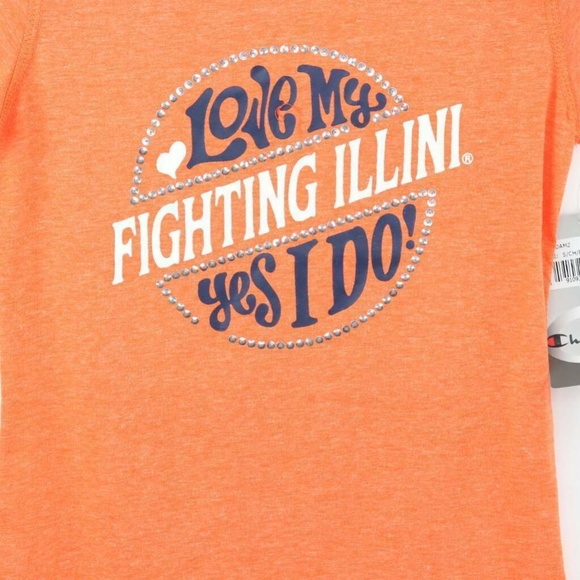 Fighting Illini Illinois Football NCAA Kids T-Shir - Picture 3 of 8